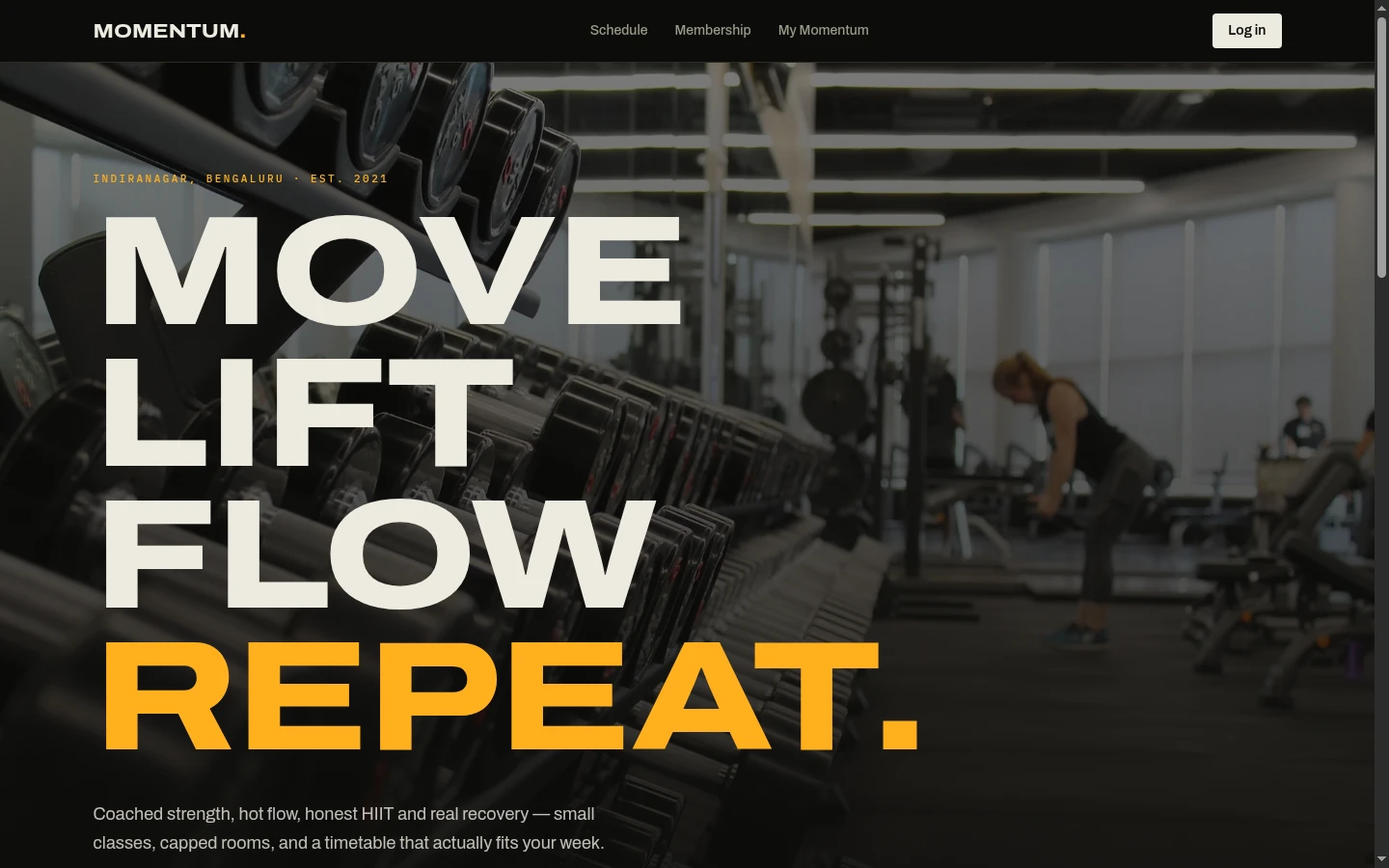 Momentum — Fitness Studio